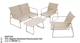 Home Hardware 4 Pc. Bogota Aluminum Conversation Set offer