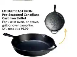 Home Hardware CAST IRON Pre-Seasoned Canadiana Cast Iron Skillet offer