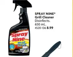 Home Hardware SPRAY NINE Grill Cleaner offer