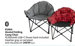 Home Hardware KUMA Heated Folding Camp Chair offer
