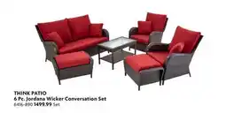 Home Hardware 6 Pc. Jordana Wicker Conversation Set offer