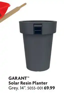 Home Hardware GARANT Solar Resin Planter offer