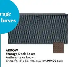 Home Hardware Storage Deck Boxes offer