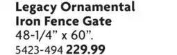 Home Hardware Legacy Ornamental Iron Fence Gate offer