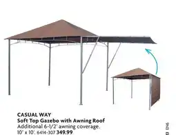 Home Hardware Soft Top Gazebo with Awning Roof offer