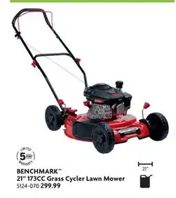 Home Hardware BENCHMARK 21 173CC Grass Cycler Lawn Mower offer