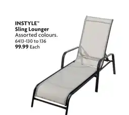 Home Hardware Sling Lounger offer