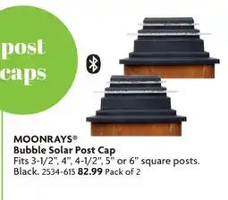 Home Hardware MOONRAYS Bubble Solar Post Cap offer