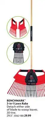 Home Hardware 3-in-1 Lawn Rake offer