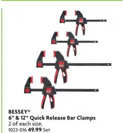 Home Hardware 6 & 12 Quick Release Bar Clamps offer