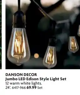 Home Hardware Jumbo LED Edison Style Light Set offer