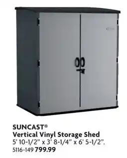 Home Hardware Vertical Vinyl Storage Shed offer