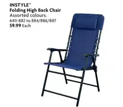 Home Hardware Folding High Back Chair offer