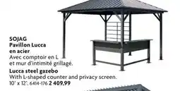Home Hardware Lucca steel gazebo offer