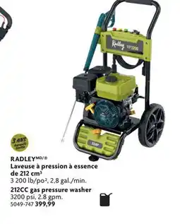 Home Hardware 212CC gas pressure washer offer