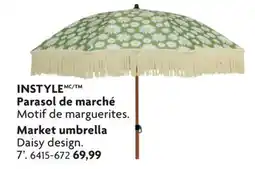 Home Hardware INSTYLE Market umbrella Daisy design offer