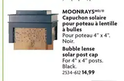 Home Hardware Bubble lense solar post cap offer