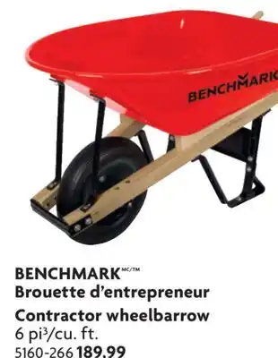 Home Hardware Contractor wheelbarrow offer