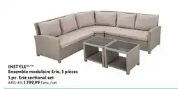 Home Hardware 5 pc. Erie sectional set offer