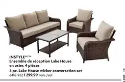 Home Hardware 4 pc. Lake House wicker conversation set offer