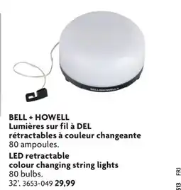 Home Hardware LED retractable colour changing string lights offer