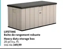 Home Hardware Heavy duty storage box offer