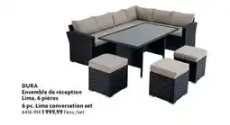 Home Hardware DURA 6 pc. Lima conversation set offer