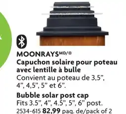 Home Hardware Bubble solar post cap offer