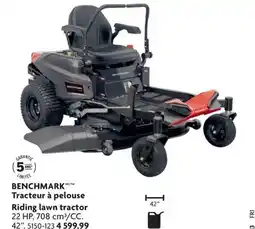 Home Hardware BENCHMARKMC/TM Riding lawn tractor offer