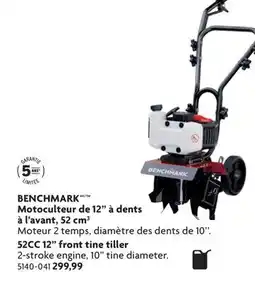 Home Hardware BENCHMARK 52CC 12 front tine tiller offer