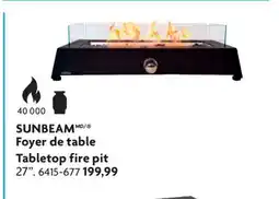 Home Hardware Tabletop fire pit offer