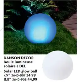 Home Hardware DEL Solar LED glow ball offer