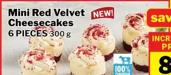 M & M Food Market Mini Red Velvet Cheesecakes offer