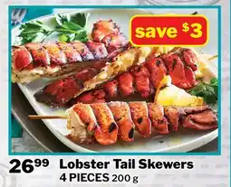 M & M Food Market Lobster Tail Skewers offer