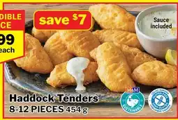 M & M Food Market Haddock Tenders offer