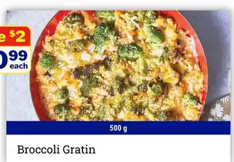 M & M Food Market Broccoli Gratin offer
