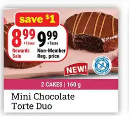 M & M Food Market Mini Chocolate Torte Duo offer
