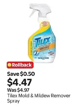 Walmart Tilex Mold & Mildew Remover Spray offer