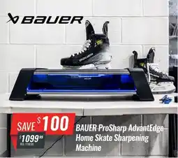 Hockey Life BAUER PROSHARP ADVANTEDGE HOME SKATE SHARPENING MACHINE offer