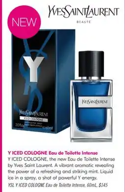 Shoppers Drug Mart YSL Y ICED COLOGNE Eau de Toilette Intense offer