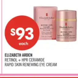 Shoppers Drug Mart ELIZABETH ARDEN RETINOL + HPR CERAMIDE RAPID SKIN RENEWING EYE CREAM offer