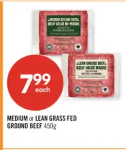 Shoppers Drug Mart MEDIUM or LEAN GRASS FED GROUND BEEF offer