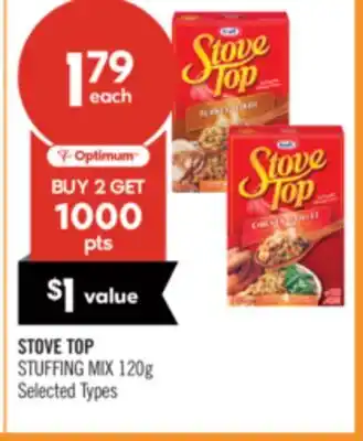Shoppers Drug Mart STOVE TOP STUFFING MIX offer
