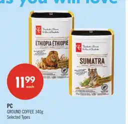 Shoppers Drug Mart PC GROUND COFFEE offer