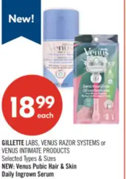 Shoppers Drug Mart GILLETTE LABS, VENUS RAZOR SYSTEMS or VENUS INTIMATE PRODUCTS offer