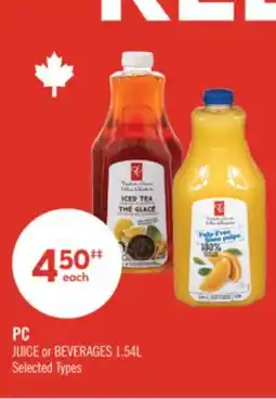Shoppers Drug Mart PC JUICE or BEVERAGES offer