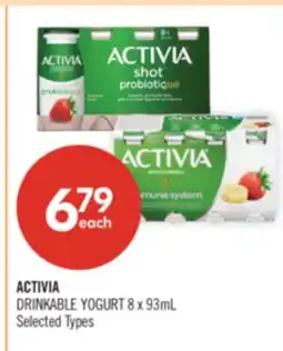 Shoppers Drug Mart ACTIVIA DRINKABLE YOGURT offer