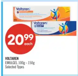 Shoppers Drug Mart VOLTAREN EMULGEL 100g - 150 g offer
