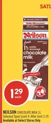 Shoppers Drug Mart NEILSON CHOCOLATE MILK offer