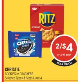 Shoppers Drug Mart CHRISTIE COOKIES or CRACKERS offer